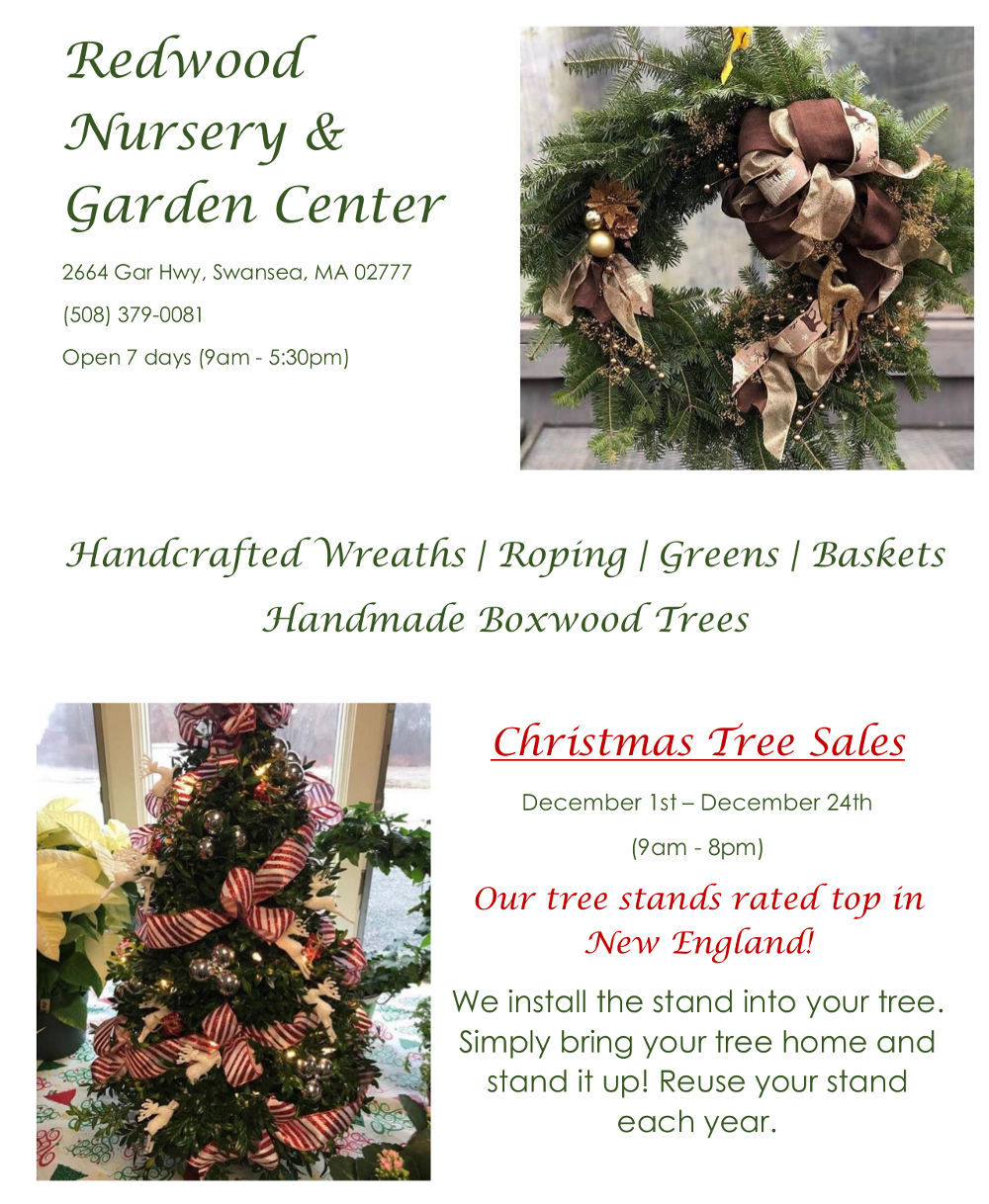 , Christmas Sales, Redwood Nursery &amp; Garden Center